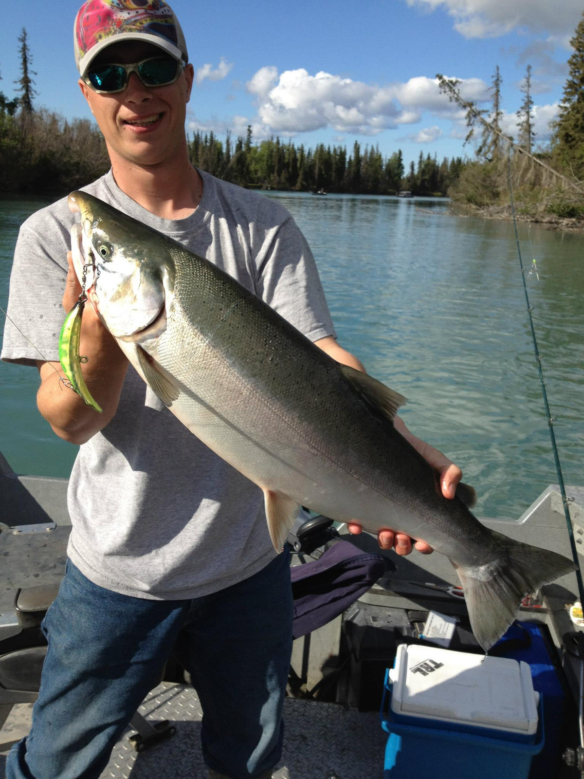 silver salmon fishing 