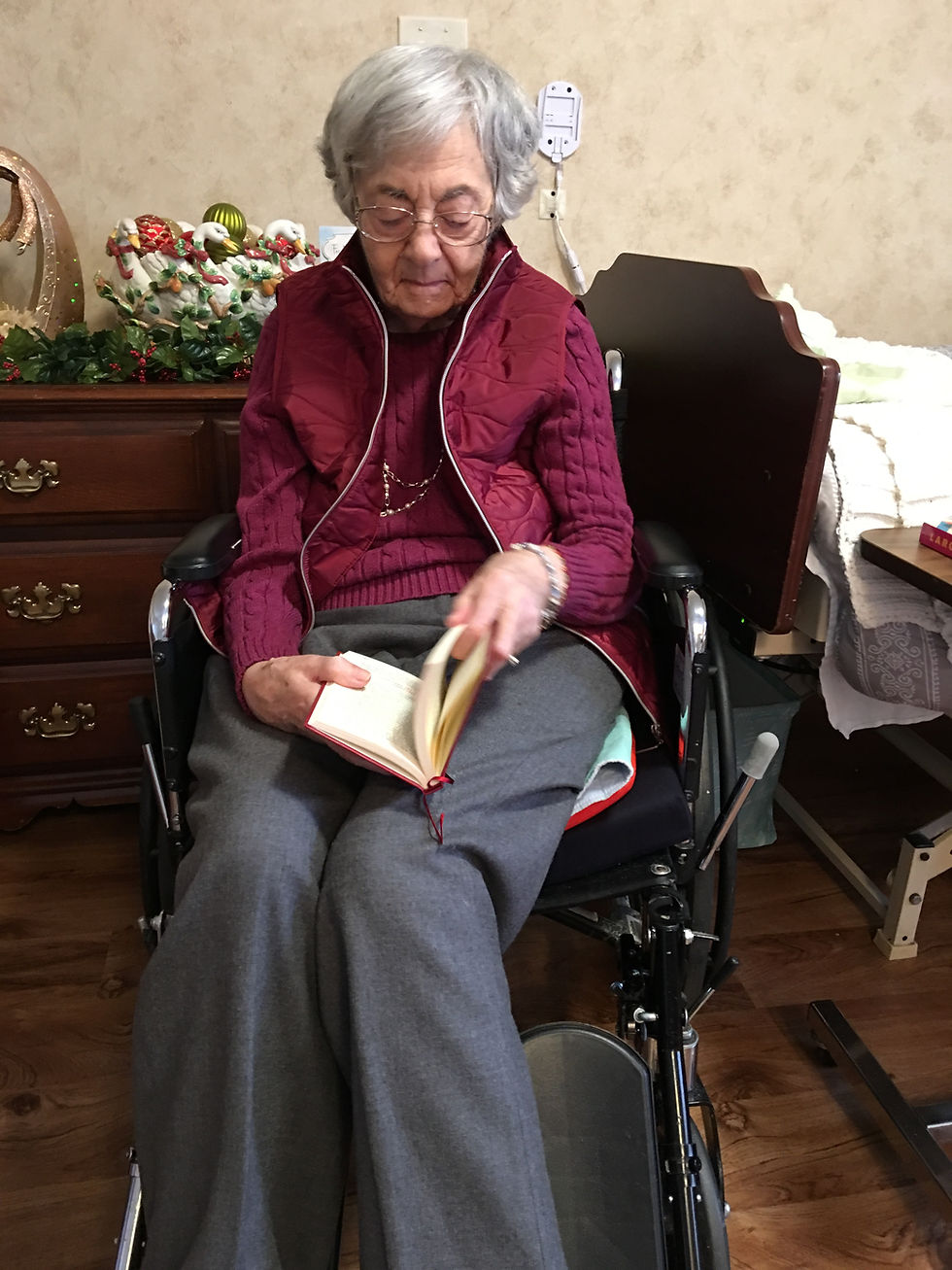My mom, who found every literary character more interesting than any human being she ever met.