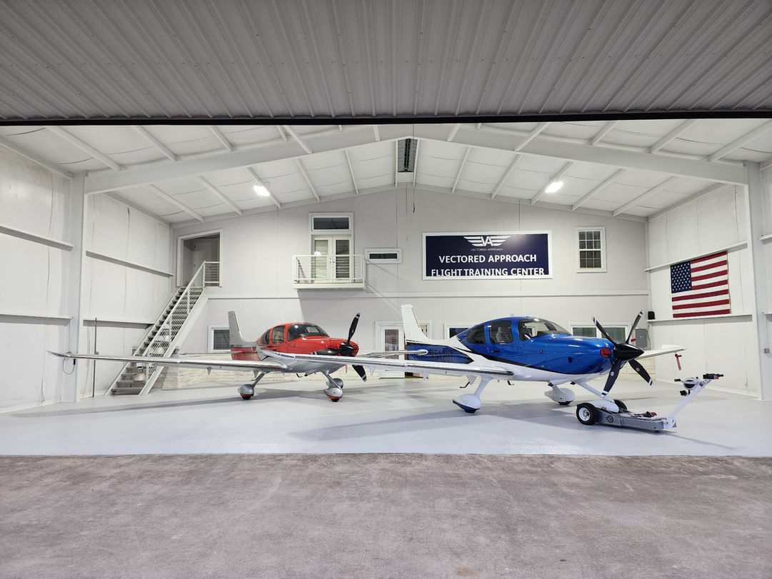 Image of Vectored Approach's newly remodeled and luxurious Flight Training Center at Spicewood Airport (88R).