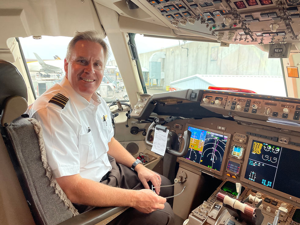Stephen Pitts — 34 years in the airlines; 20,000+ hours.
