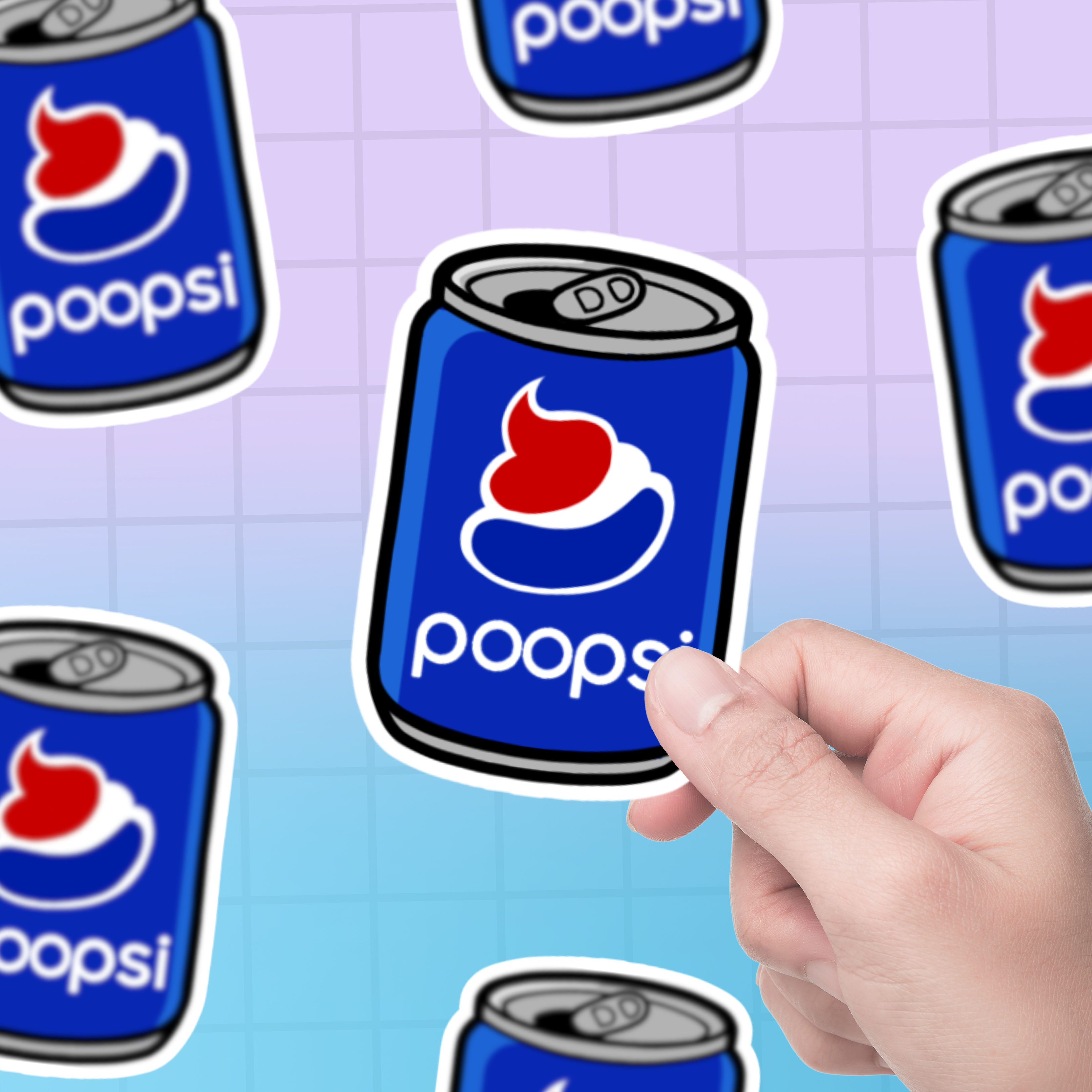 Poopsi Soda Sticker