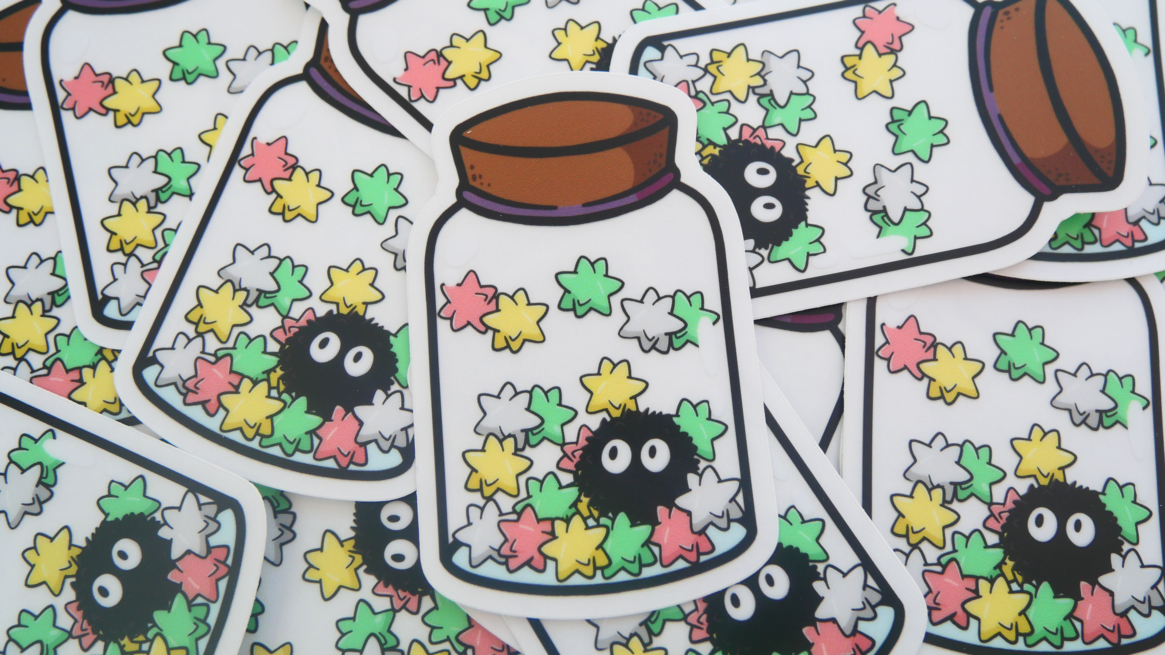 Clear Star Thieves in a Jar 3" Sticker