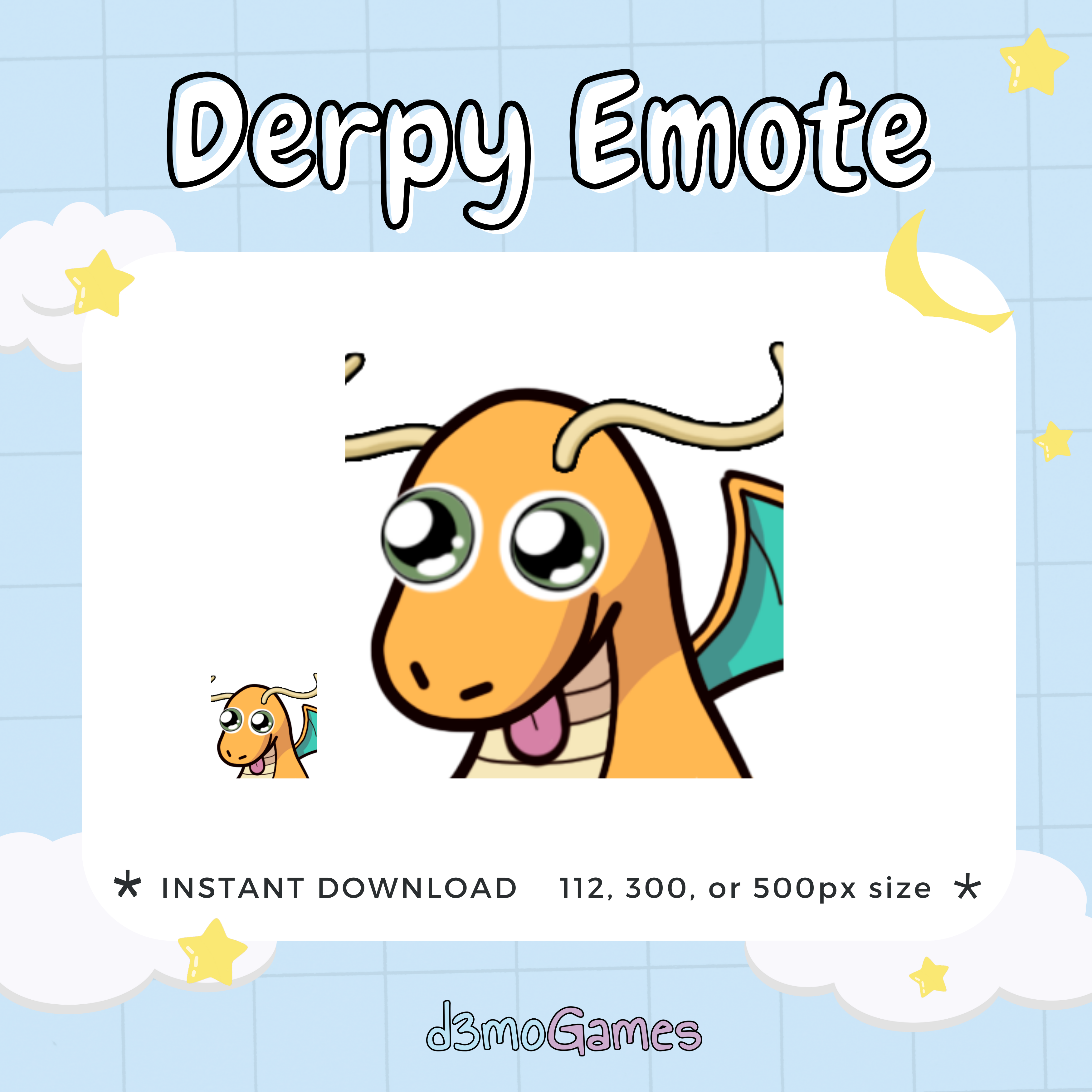 Derpy Dragonite Emote