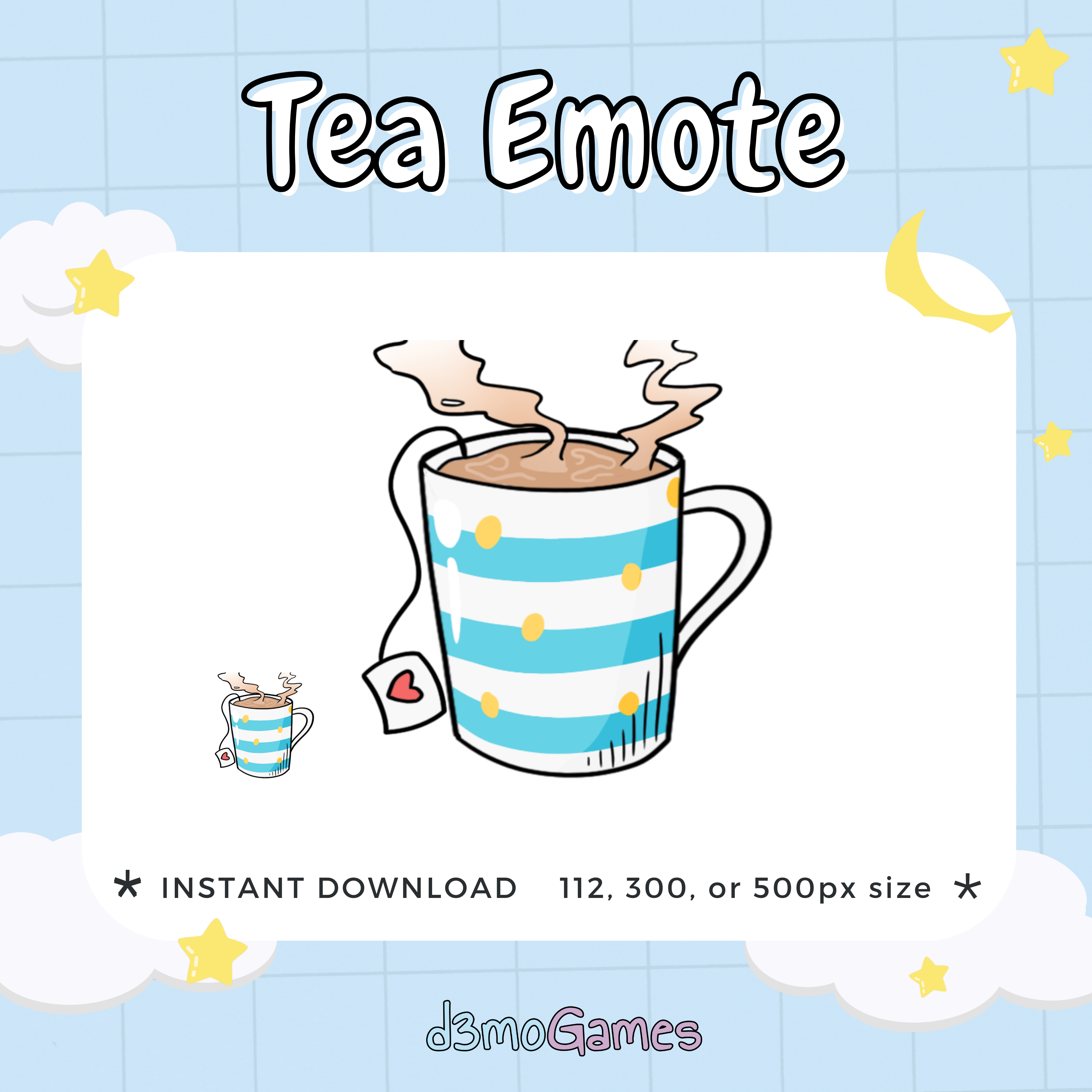 Hot Tea Twitch Emote