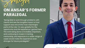 Spotlight on Ansar’s Former Paralegal Zeyad Amr