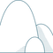 Curved Mountains Outline