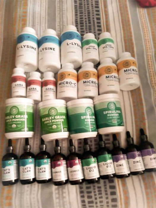 Vimergy supplements for an Underdog Warriors recipient