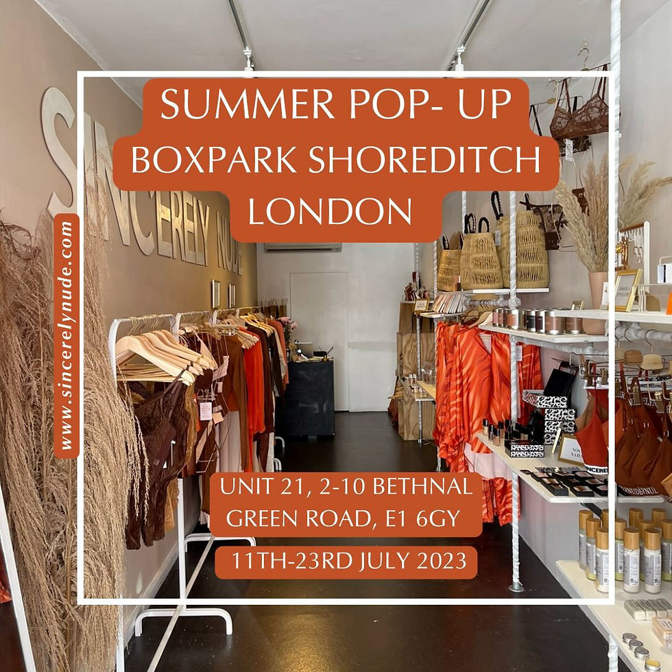 Summer Pop Up Boxpark Shoreditch London