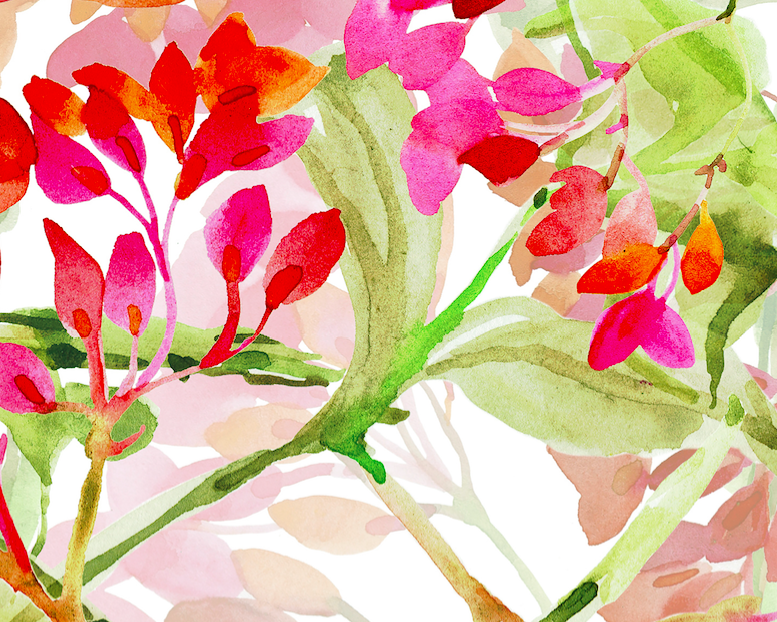 495 spring watercolor blooms