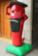 Sculpture en résine à Espelette