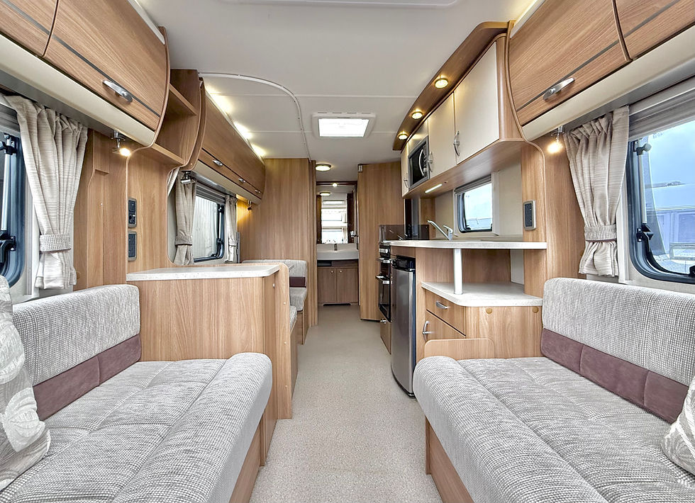 Thumbnail: Immaculate Swift Conqueror 530 2012 - 4 Berth Caravan - Motormover - Bunk Bed - 