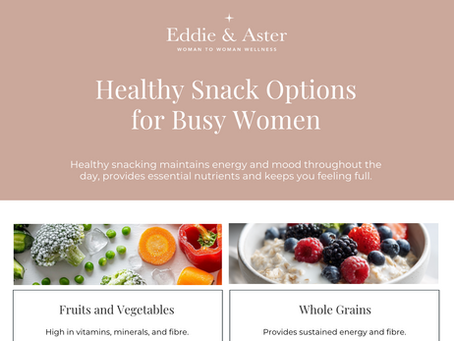 Discover Your Go-To Healthy Snack Options with Our Free Guide for Busy Women