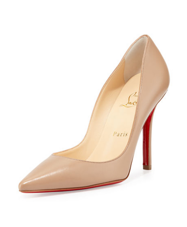 Apostrophy Pointed Red-Sole Pump