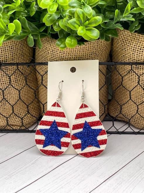 Thumbnail: Patriotic Earrings