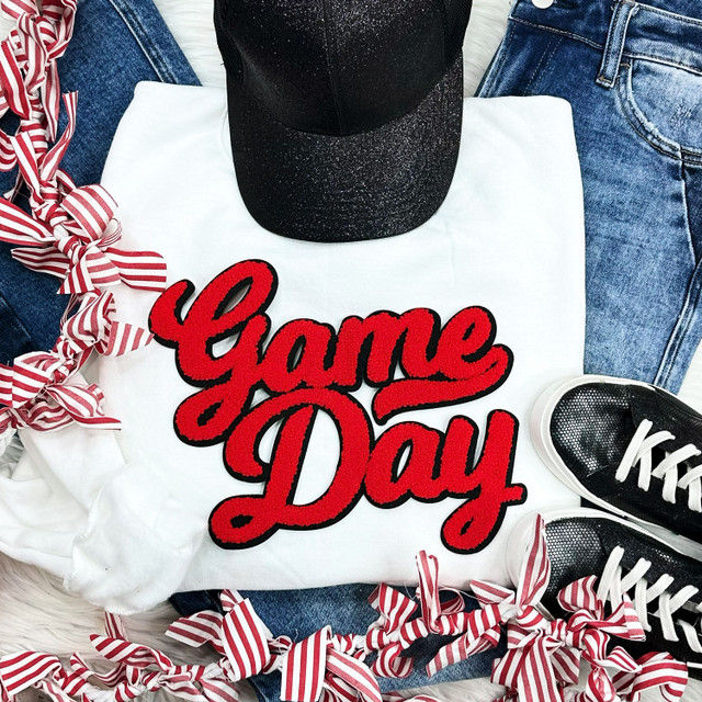 Thumbnail: Chenille Game Day Sweatshirt
