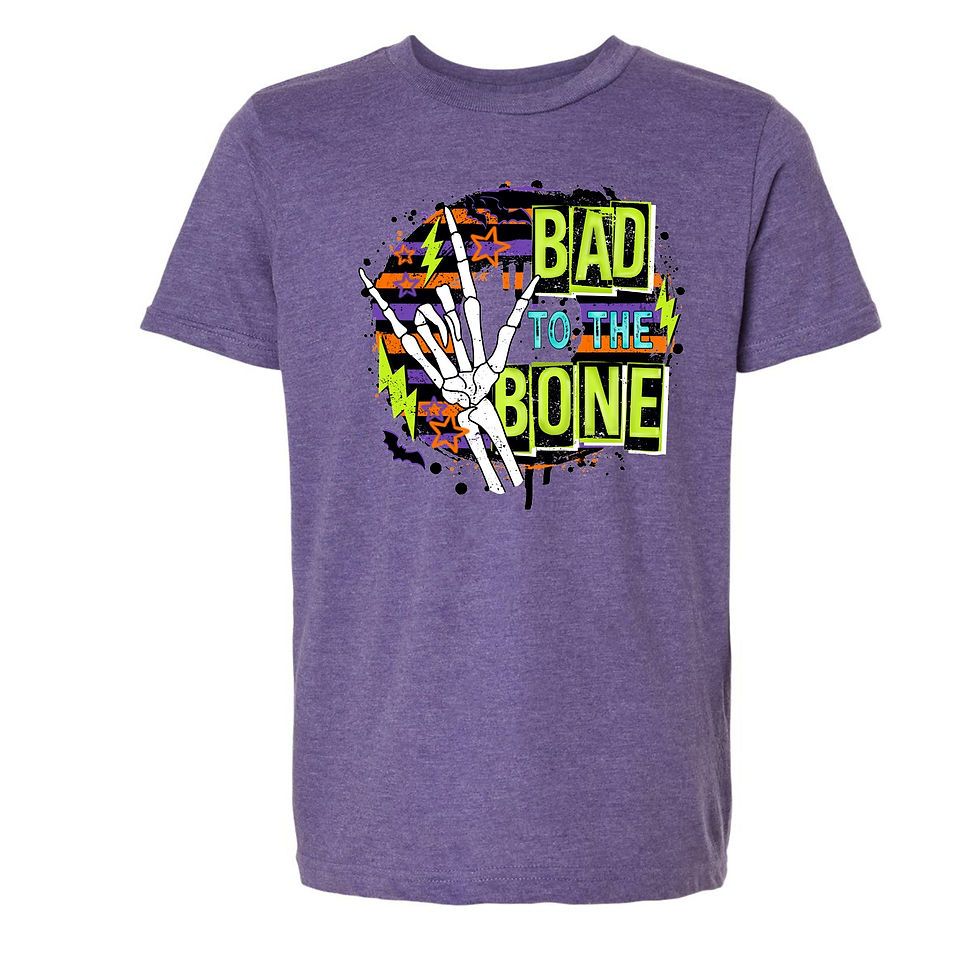 Thumbnail: Bad to the Bone YOUTH tee