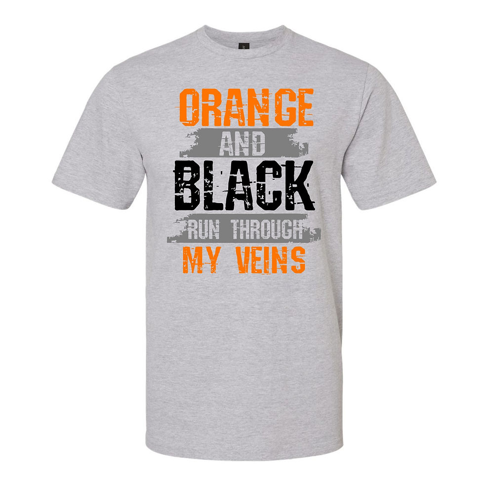 Orange and Black Runs Through My Veins