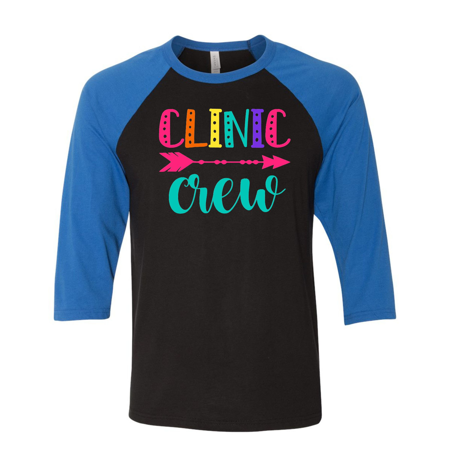 Clinic Crew raglan tee