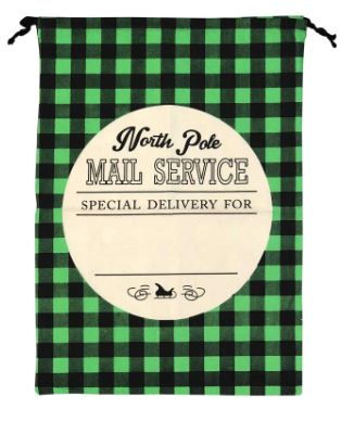 Thumbnail: Personalized Santa Gift Bags
