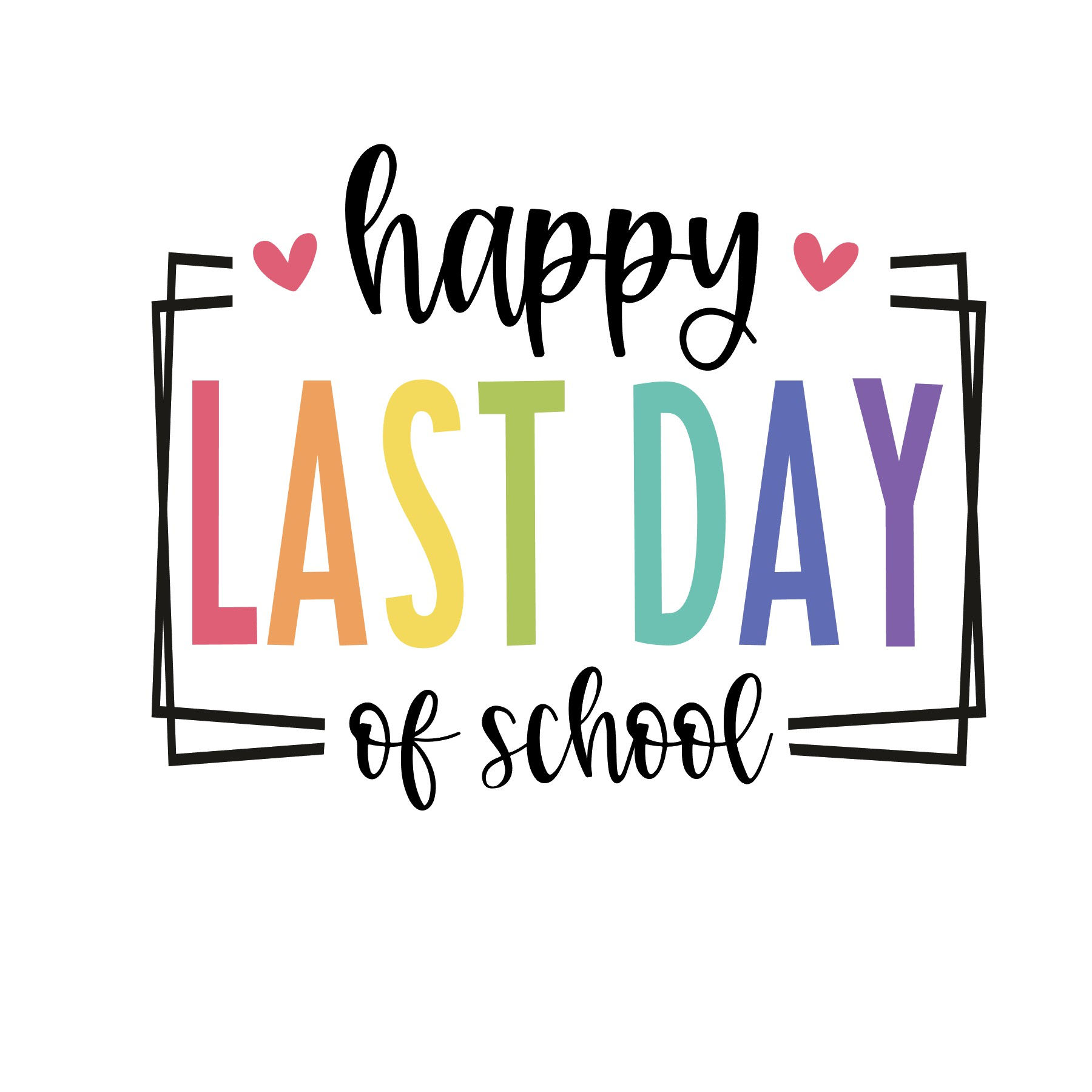 End of School Year Tees