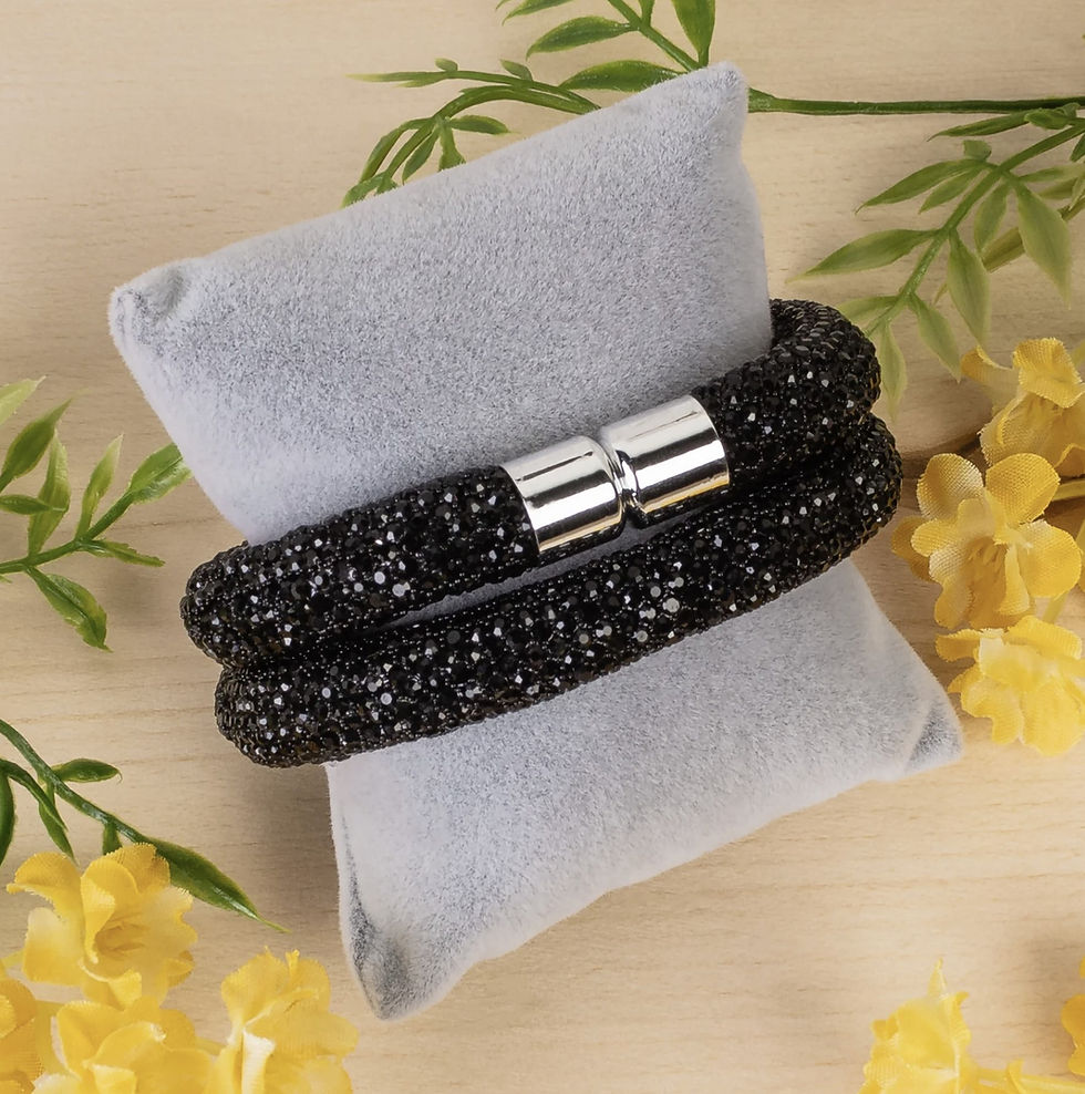 Thumbnail: Rhinestone Wrap Bracelet