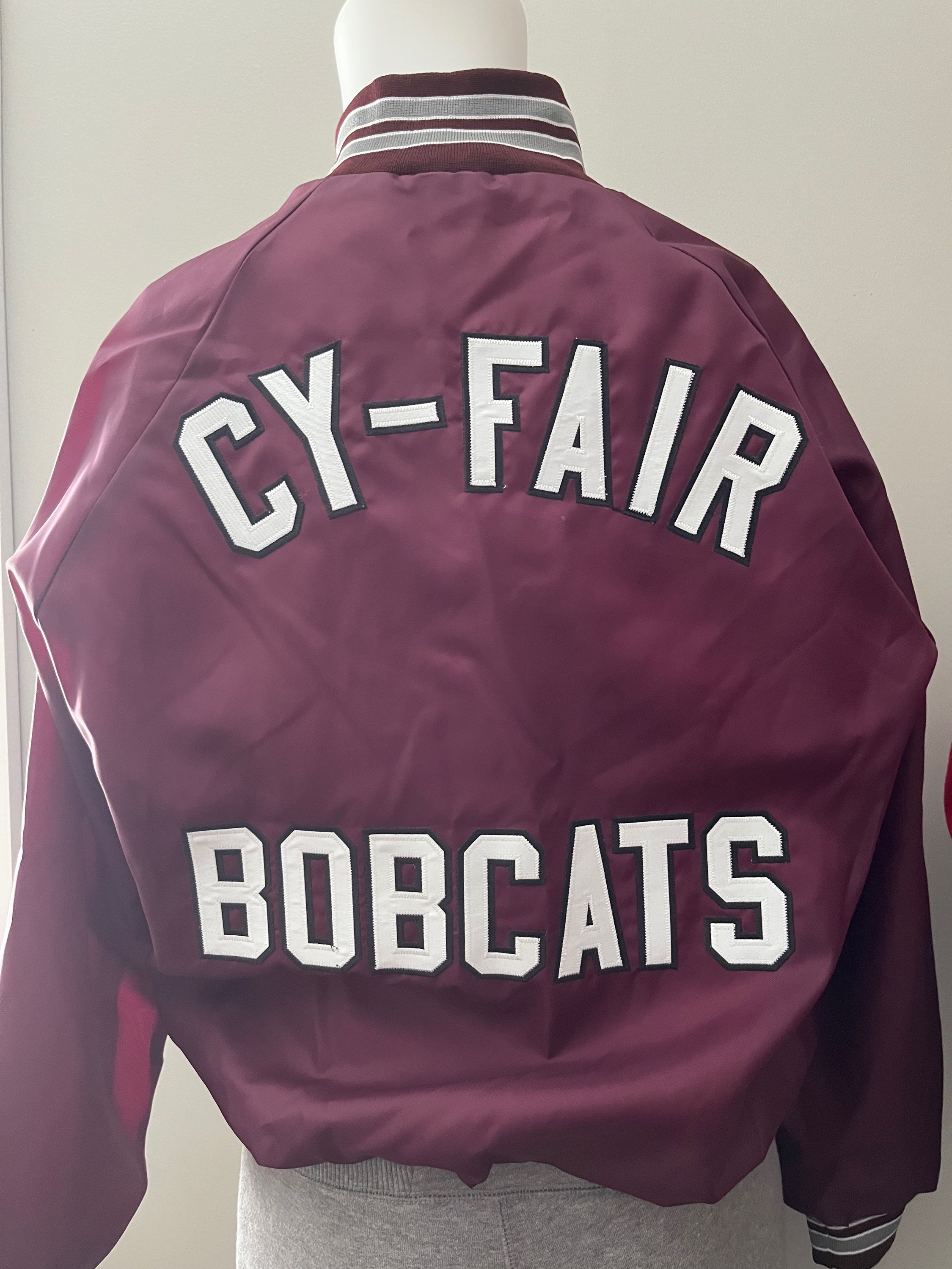 Cy-Fair Bobcats Oxford Baseball Style Jackets