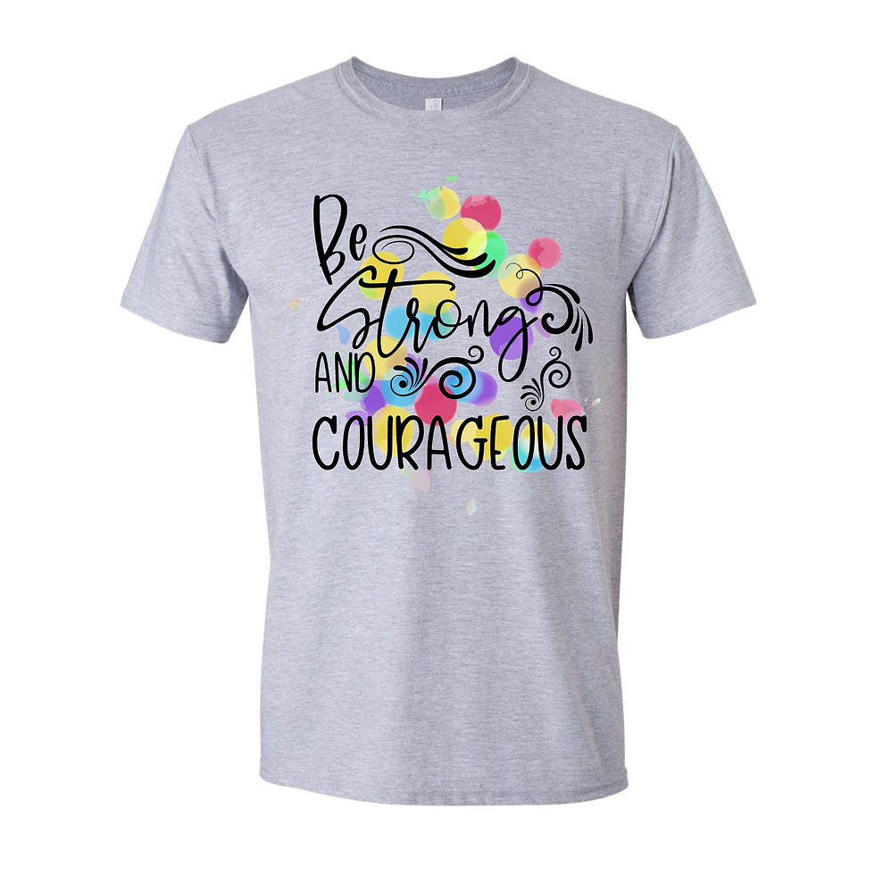 Thumbnail: Be Strong and Courageous tee