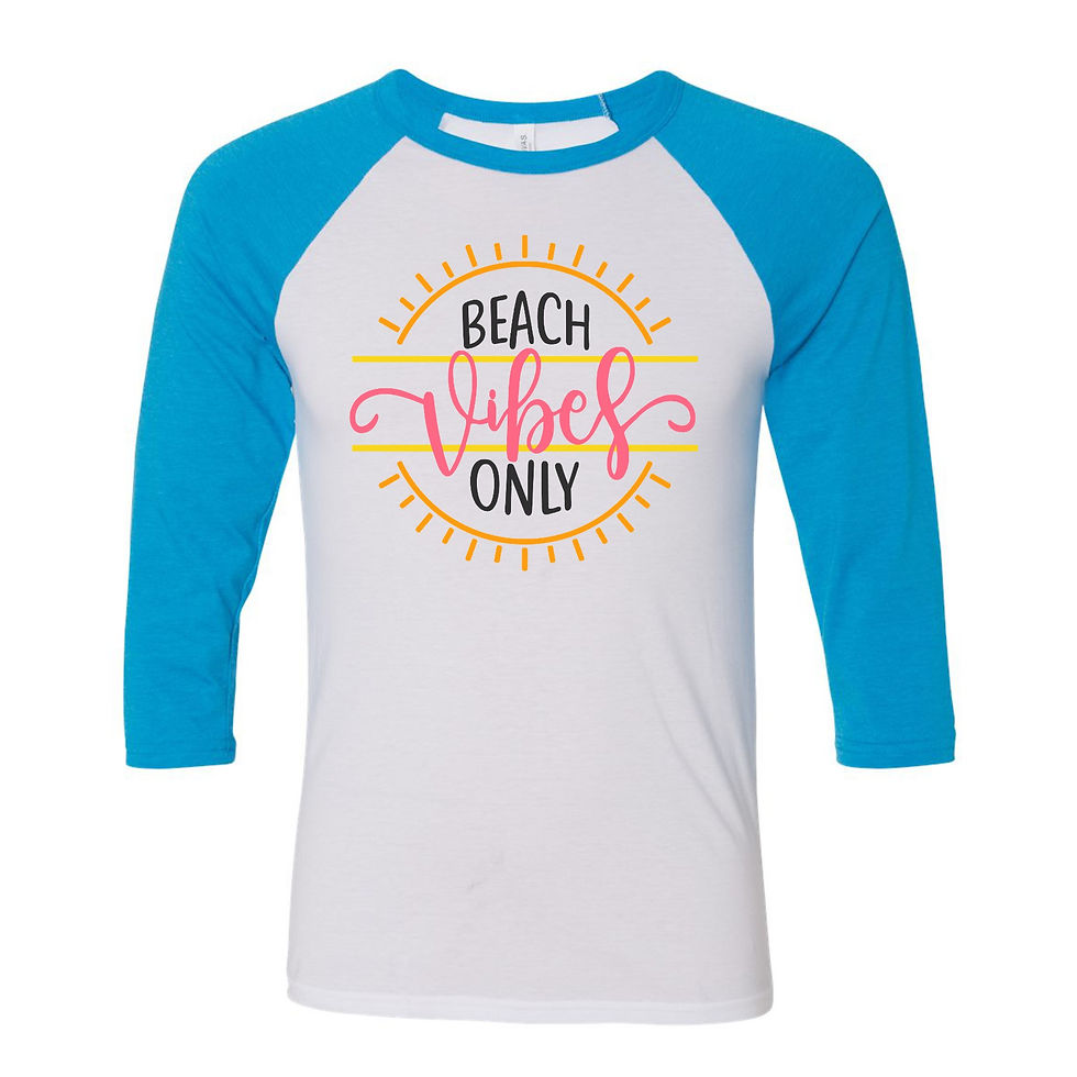 Thumbnail: Beach Vibes Only raglan tee