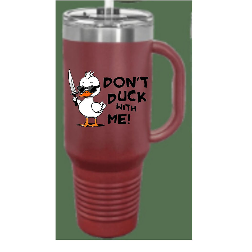 Thumbnail: Don't Duck with Me 40oz Polar Camel Tumbler