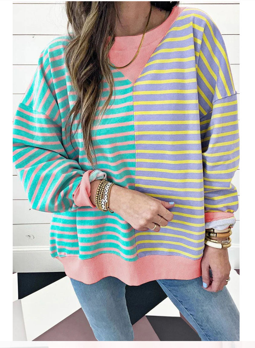 Cozy Stripes sweatshirt