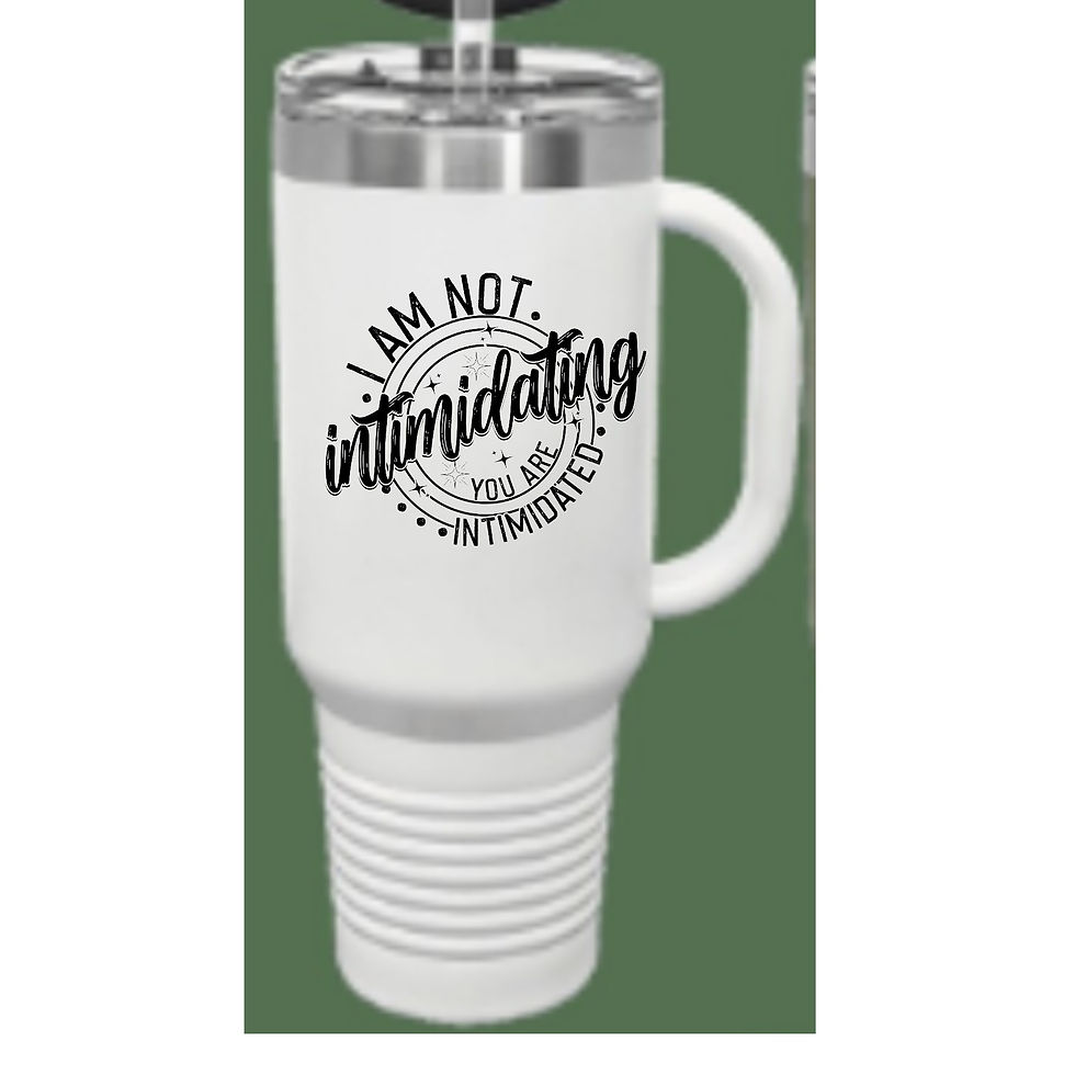 Thumbnail: I am Not Intimidating 40oz Polar Camel Tumbler