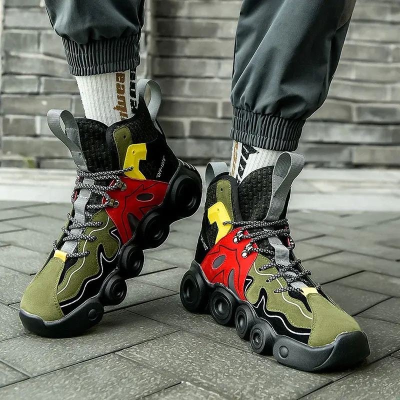 Thumbnail: Roller Skating Shape Sports Shoes Thick Soled Casual Sneakers