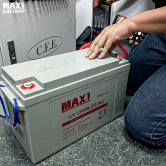 ยกระดับความมั่นคงให้เครื่องสำรองไฟ ด้วยแบตเตอรี่ MAX1 MXEV12-150 (12V 150Ah) Deep Cycle Premium
