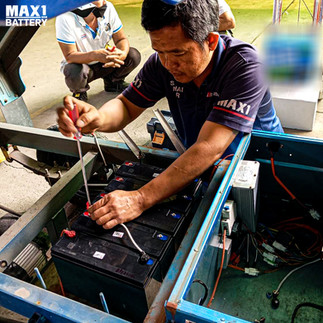ปลดล็อกขีดจำกัดรถมอเตอร์ไซค์ไฟฟ้า อัปเกรดขุมพลังด้วยแบตเตอรี่ MAX1 MXEV12-38 (12V 38Ah) Deep Cycle P