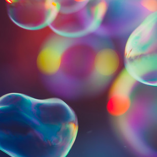 Bubbles, which are a grounding strategy for people who have experienced trauma