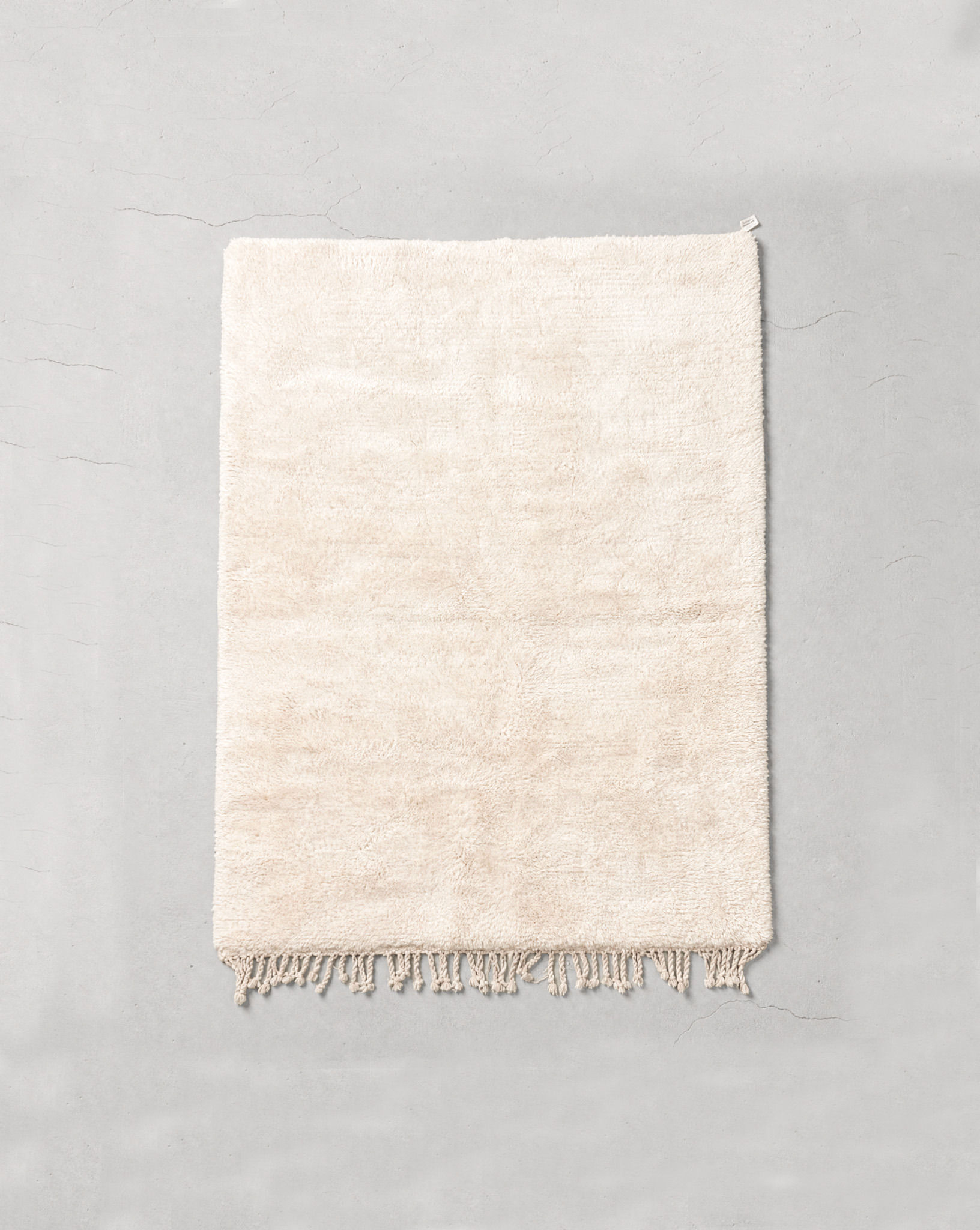 Tapis berbère M'rirt uni 1,90x1,18m