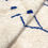 Miniature : Tapis berbère Beni Ouarain à motifs graphiques bleu majorelle 1,94x1,52m