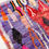 Miniature : Tapis berbère Boujaad violet chiné à motifs colorés 3,25x2m