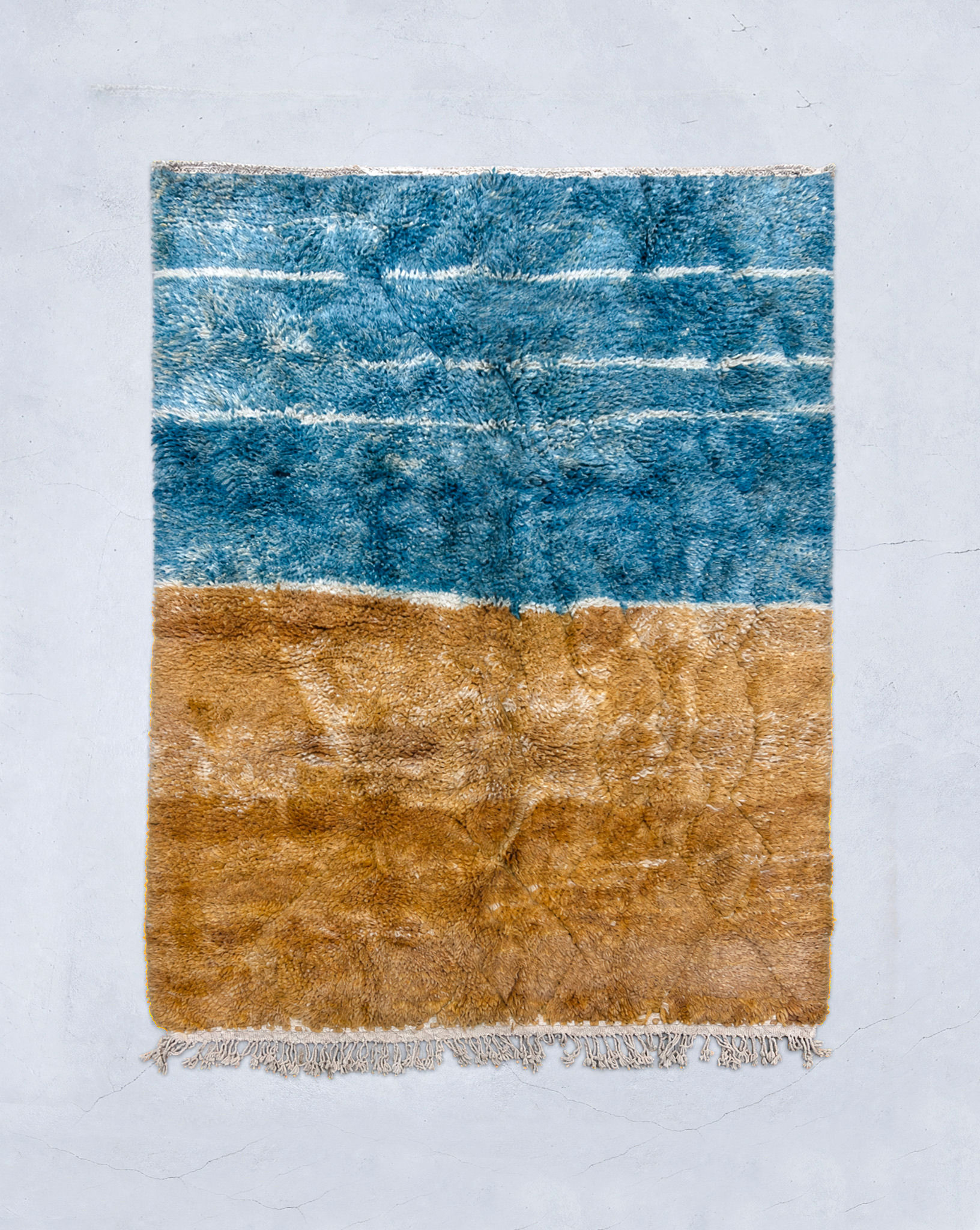 Tapis berbère Beni Ouarain coloré 2,37x1,75m