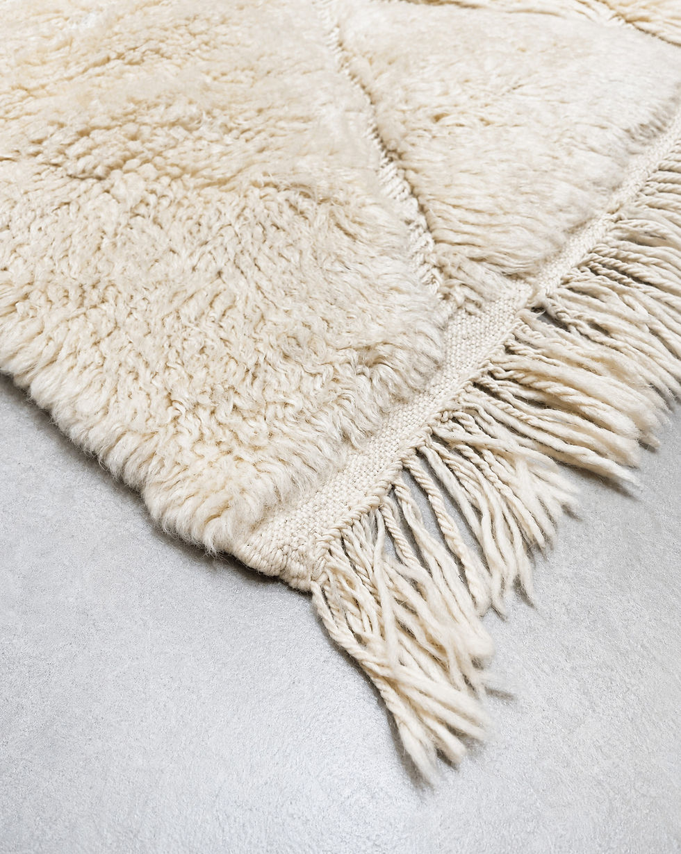 Miniature : Tapis berbère Beni Ouarain à motifs gravés 2,09x1,50m