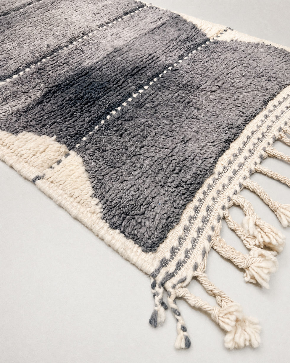 Miniatura: Alfombra bereber Beni Ouarain 2,93 x 0,75 m