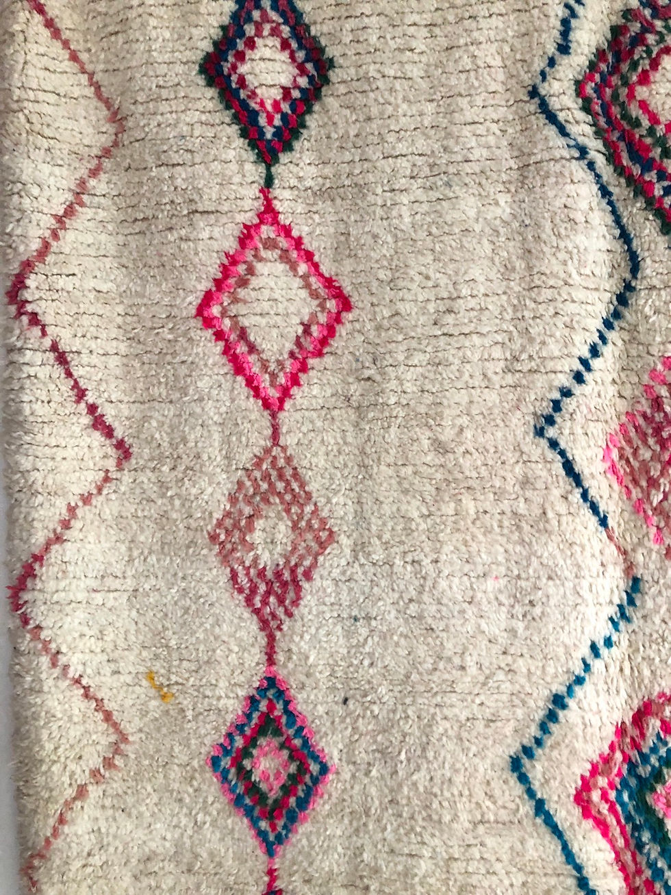 Miniature : Tapis berbère Azilal à motifs colorés 3,09x2,06m