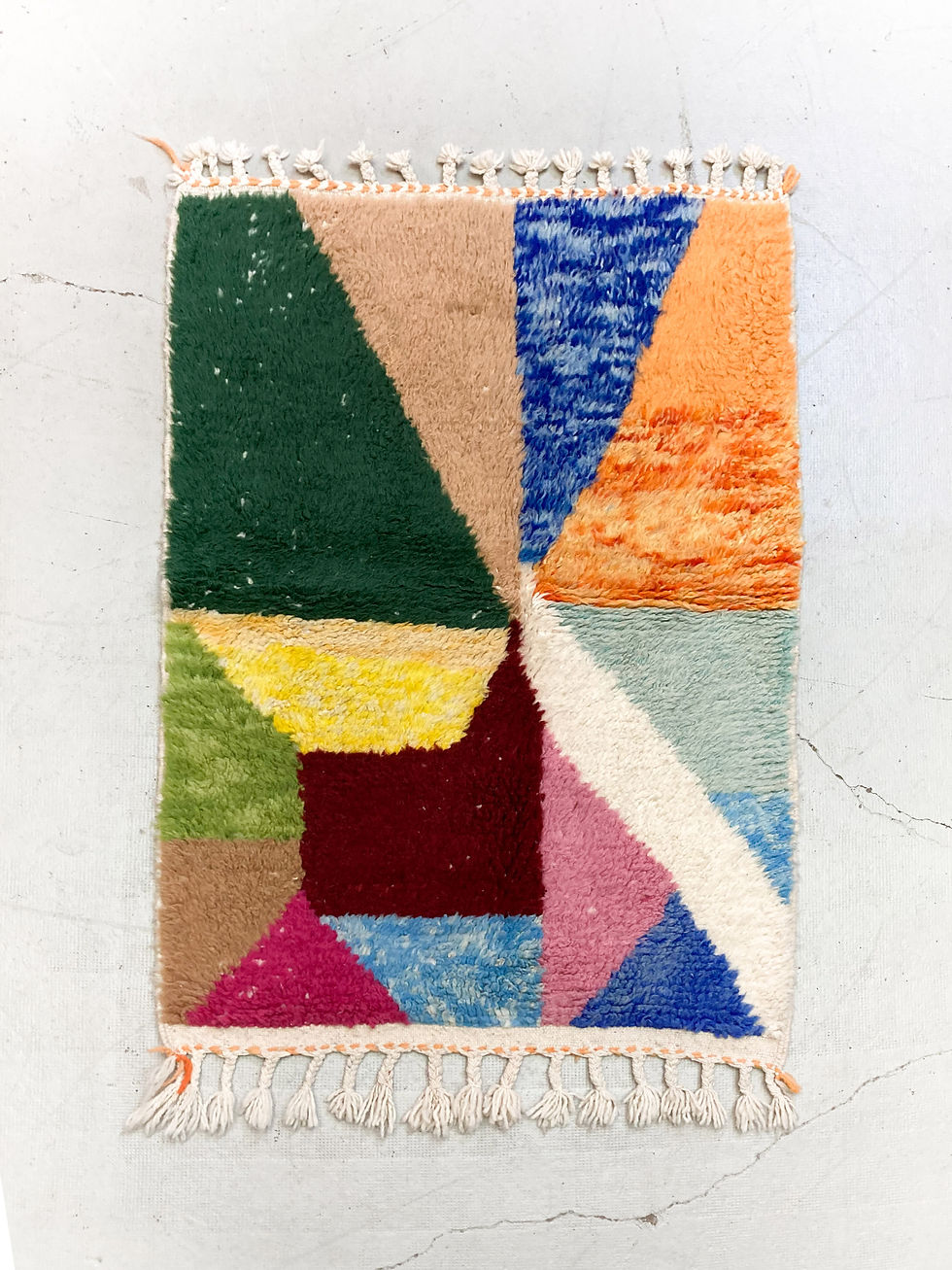 Miniature : Tapis berbère Boujaad multicolore 1,49x1,05m