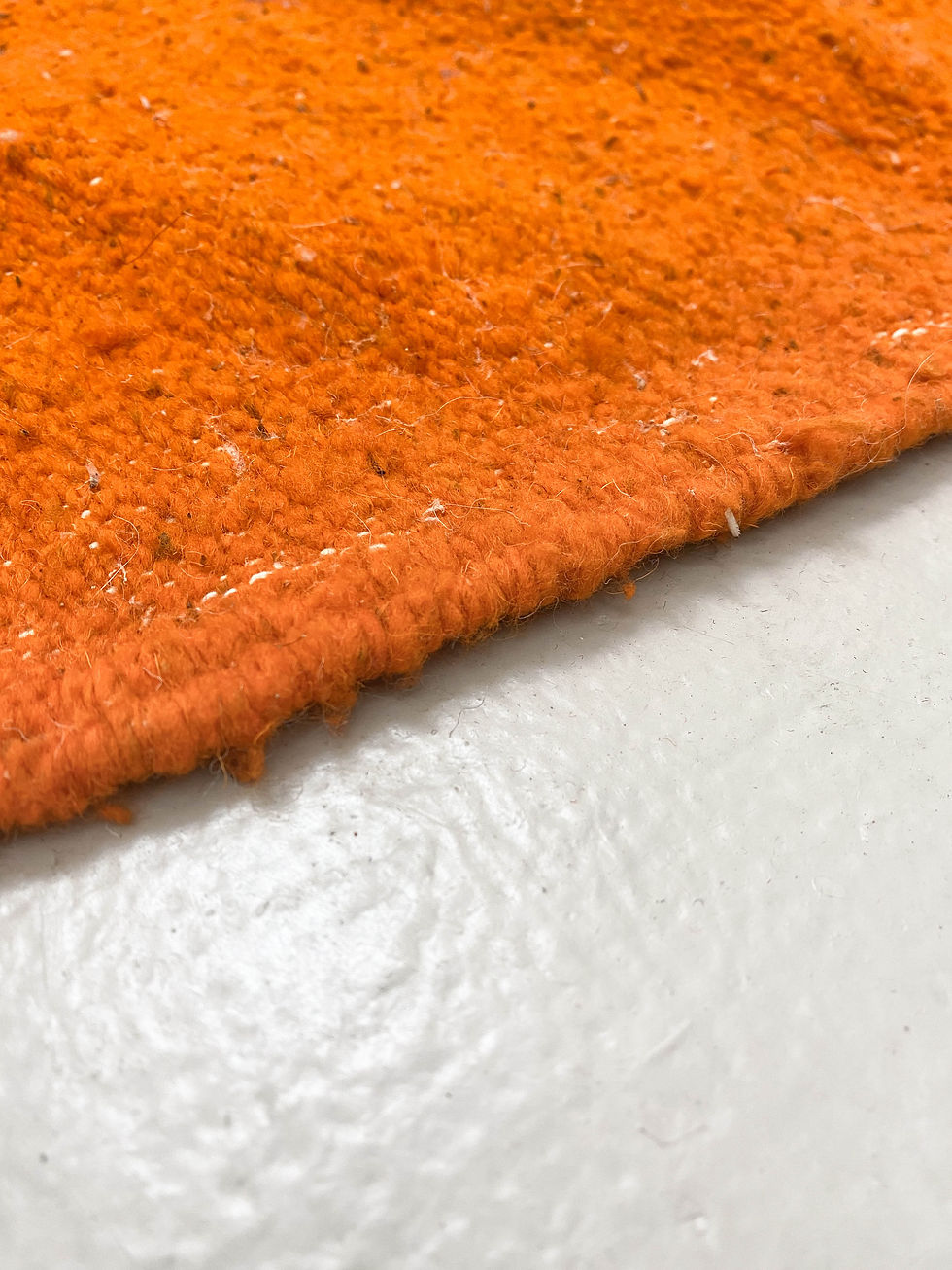 Miniature : Kilim berbère écru à aplats colorés 3x1,88m