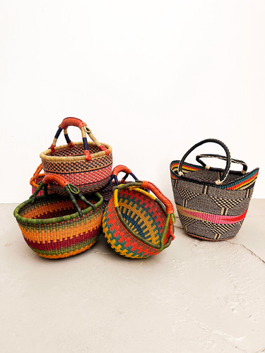 Panier à Linge Tressé Africain Artisanal Panier à Linge Tressé Africain Artisanal