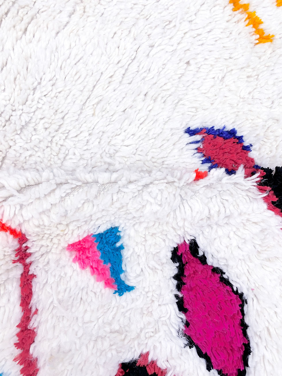 Miniature : Tapis berbère Azilal à motifs colorés 2,58x1,50m