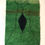 Miniature : Tapis berbère Boujaad vert à motifs noirs 2,42x1,69m