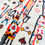 Miniature : Tapis berbère Azilal écru à motifs colorés 2,82x1,64m