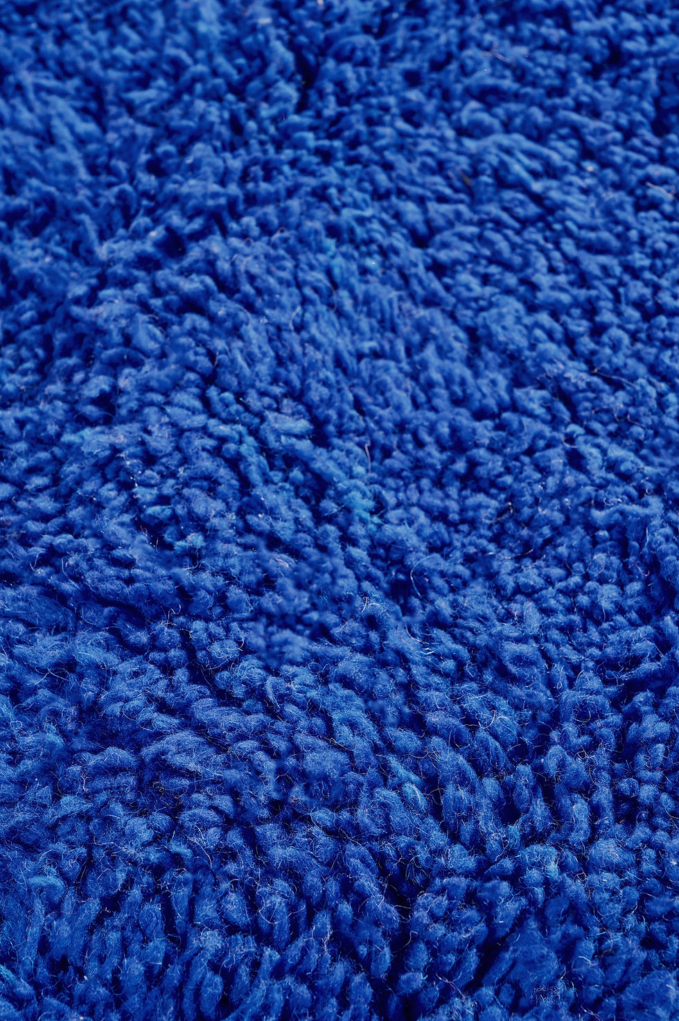 Miniatur: Schlichter Majorelle-blauer Beni Ouarain-Teppich