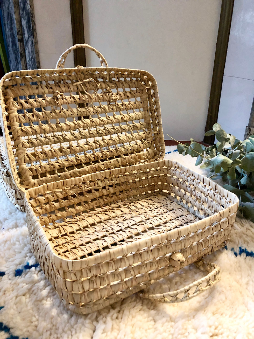 Miniature : Valisettes en feuille de palmier